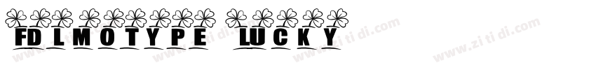 Filmotype Lucky字体转换